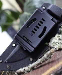 Fox Knives USA Ryu Tactical Fixed Blade FOX634MOD, 5.3" Niolox Stonewash Plain Blade, Green Micarta Handle -Buck Knives Sales fx634mod 81177.1620245349