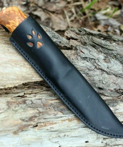 Helle Gaupe, Triple Laminated Stainless Steel, Curly Birch Handle -Buck Knives Sales gaupe 310.2 44211.1566585810