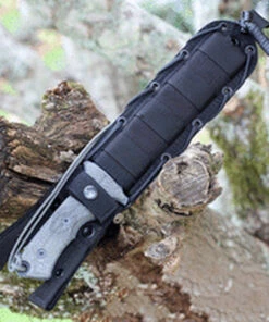 Chris Reeve Green Beret - Black Micarta (7" CPM 4V) GB7-1001 -Buck Knives Sales gb7 1001 77549.1645039957