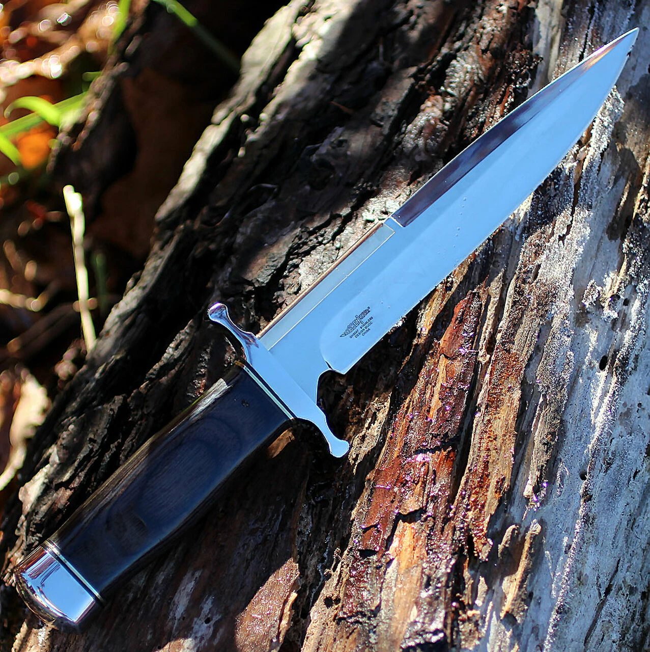 Gil Hibben Hibben Old West Boot Knife - Pakkawood (6.5" 7Cr13 SS) Blk Leather SheathGH5047 2 Gil Hibben Hibben Old West Boot Knife - Pakkawood (6.5" 7Cr13 SS) Blk Leather SheathGH5047 - Image 2