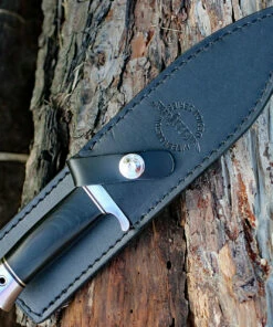 Gil Hibben Hibben Alaskan Boot Knife GH5055, 5" 7Cr13 SS Satin Blade, Black Linen Micarta Handle -Buck Knives Sales gh5055 1 95855.1566586067