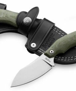 LionSteel H1 Green Canvas Micarta (2.95" M390 SW) H1 CVG