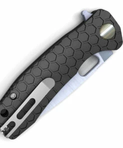 Honey Badger Knives Small Flipper HB1021, 2.81" 8Cr13MoV Satin Drop Point Plain Blade, Black FRN Handle -Buck Knives Sales hb1021 1 50992.1615583267