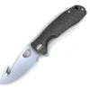 Honey Badger Knives Large Hook Flipper HB1251, 3.63" 8Cr13Mov Hook Blade, Black FRN Handle