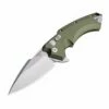 Hogue 34571 X5 Folder, 3.5" CPM154 Plain Blade, OD Green Aluminum Handle