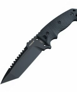 Hogue 35129 EX-F01, 5.5" A-2 Tanto Blade, Solid Black G-10 Handle