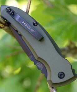 Hogue A01 Microswitch Drop Point 24111, 2.75" Black CPM154 Plain Blade, Matte OD Aluminum Handle 7 Hogue A01 Microswitch Drop Point 24111, 2.75" Black CPM154 Plain Blade, Matte OD Aluminum Handle -Buck Knives Sales hogk2411.2 73294.1566586332