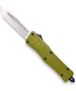 CobraTec Knives SODCTK-1STNS Small CTK-1 OD-Green, 3.0" D2 Steel Tanto Blade, Aluminum Handle