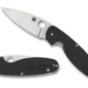 Spyderco Knives Spyderco Emphasis C245GP, 3.58" 8Cr13MoV Satin Plain Blade, G-10 Handle