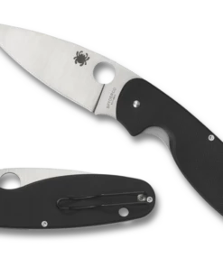 Spyderco Knives Spyderco Emphasis C245GP, 3.58" 8Cr13MoV Satin Plain Blade, G-10 Handle