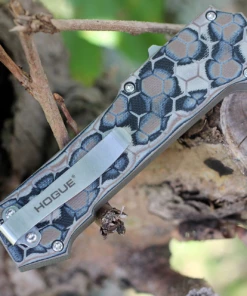 Hogue Compound 34037, 3.5" CPM S30V Clip Point Tumbled Blade, G-Mascus Dark Earth G-10 Handle -Buck Knives Sales image 46762.1572361423