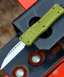 CobraTec Knives MODCTK-1MWNS Medium CTK-1 OD-Green, 3.0" D2 Steel Wharncliffe Blade, Aluminum Handle