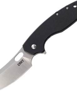 CRKT Large Pilar Framlock CR5315G, 2.63" 8Cr14MoV Satin Blade, Black G-10 Handle