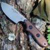 TOPS Bull Trout BLTT-01, 2.75" 154CM Cryo Treated, Brown Burlay Micarta Handle