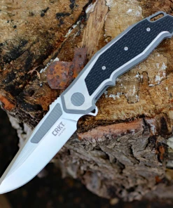 CRKT K530TXP Panache, 3.67" CTS-XHP Plain Blade, Titanium w/Carbon Fiber Inlays -Limited to 550