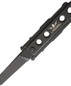 Jesse James Knife Co. Nomad Titanium-JJKC1B, 4.0 in. Tanto Uddeholm AEB-L Steel Black PlainEdge