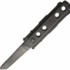 Jesse James Knife Co. Nomad Titanium/Carbon Fiber-JJKC2BS, 4.0 in. Tanto Uddeholm AEB-L Steel Black Stonewash PlainEdge