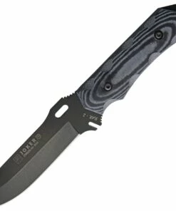 Joker Tactical Knife CM82-N, 4.75 in 440 SS Plain Blade, Micarta Handle