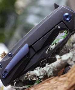 Kansept Knives K1001A2 Kryo, 3.58" CPM-S35VN Black Stonewashed Plain Blade, Black Titanium Handle -Buck Knives Sales k1001a2.3 15451.1618935254