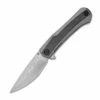 Kansept Knives Kansept Kratos - Marble CF and Titanium (3.79" Damascus) K1024A4