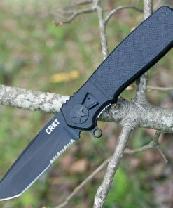 CRKT K260KKS Homefront Tactical, 3.42" 1.4116 SS Combo Tanto Blade, GFN Handle