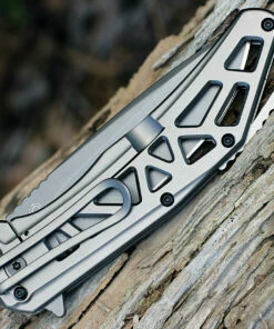 CRKT K330GGP Gusset, 3.5" 8Cr13MoV Plain Blade, Stainless Handles 7 CRKT K330GGP Gusset, 3.5" 8Cr13MoV Plain Blade, Stainless Handles -Buck Knives Sales k330ggp.2 31904.1566585937