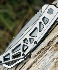 CRKT K330GGP Gusset, 3.5" 8Cr13MoV Plain Blade, Stainless Handles 6 CRKT K330GGP Gusset, 3.5" 8Cr13MoV Plain Blade, Stainless Handles -Buck Knives Sales k330ggp.3 95872.1566585937