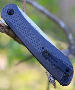 CRKT Slacker Folding Knife - Blk Checkered Alum. (3.25" Satin) K350KXP -Buck Knives Sales k350kxp.2 11880.1635610087