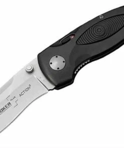 Boker Plus Action2, AUS-8, Black Aluminum Handle
