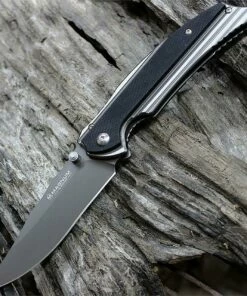 Boker Magnum Bravo Echo Liner Lock Knife with 4.25 in. Stonewash 440A Blade Steel, 01EL635