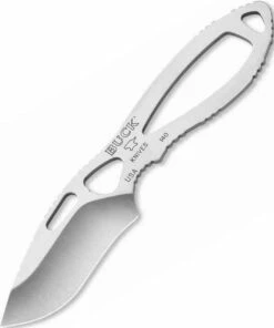 Buck Knives Buck 140SSS Paklite Skinner, 2.9" 420HC Plain Blade, Stainless Handle