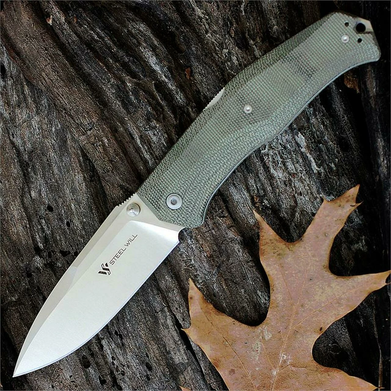 Steel Will Outdoor Series Gekko 1500 Drop Point Lockback Folder 1 Steel Will Outdoor Series Gekko 1500 Drop Point Lockback Folder
