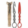 Benchmade Knives Benchmade SOCP Grey Rescue Tool w/ Red Trainer Blade, 179GRYSN-COMBO, 2.5 in. 440C Rescue Tool, Tan Sheath