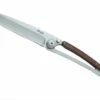 Deejo Knives Deejo DEE1CB005 Wood 37g, 3.75" 420 SS Plain Blade, Rosewood Handle