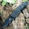 CRKT 2037 Acquisition Folder, Pat & Wes Crawford, Black Plain Edge