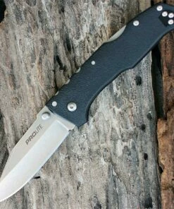 Cold Steel 20NSC Pro Lite Lockback Clip, 3.5" 4116 Plain Blade, GFN Handle