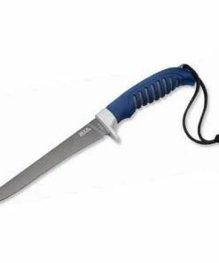 Buck Knives Buck 223BLS Silver Creek, 6.4" 420J2 Fillet Blade, Blue Rubber
