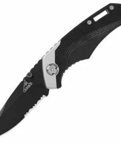 Gerber Contrast Folding Knife Combo Blade G-10 & Stainless Steel Handles