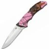 Buck Knives Buck 285CMS10 Bantam BLW, 3.125" 420HC Plain Blade, Mossy Oak® Blaze Pink Camo