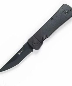 CRKT 2903 Folding Hissatsu, 3.8" AUS-8 Plain Blade, GFN Handle