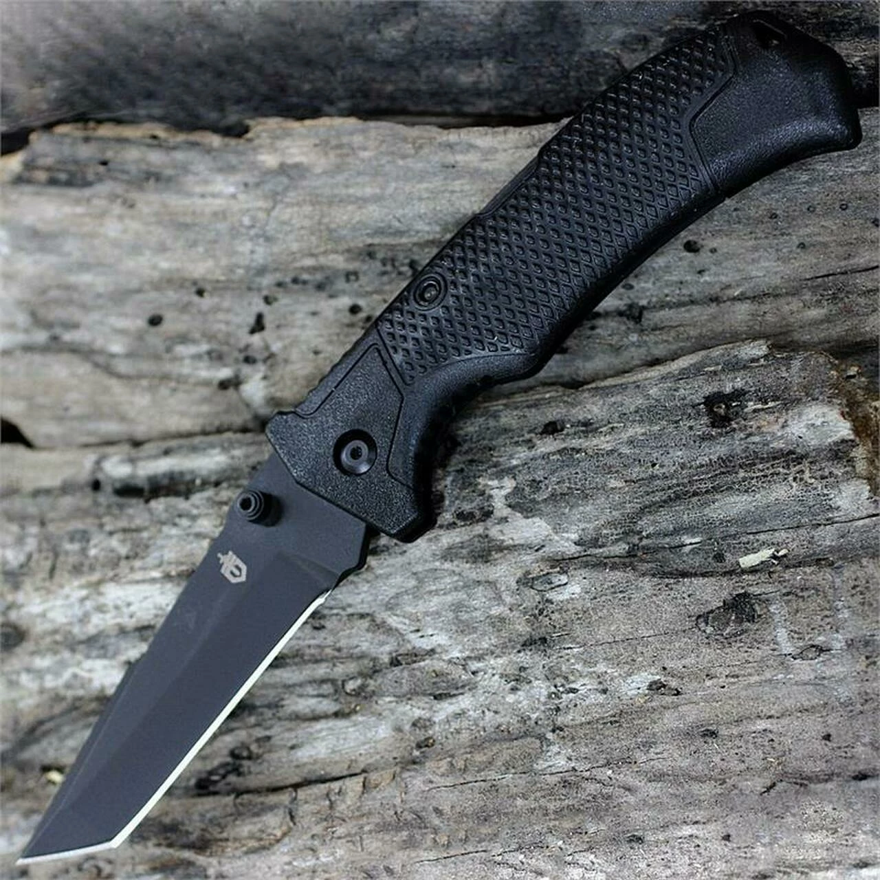 Gerber Edict, 3.6" 154CM Plain Edge Tanto Blade, Lockback Folder 1 Gerber Edict, 3.6" 154CM Plain Edge Tanto Blade, Lockback Folder