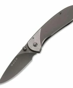 Buck Knives Buck 327TTS Nobleman, 2.6" 440A Plain Blade, Titanium Coated
