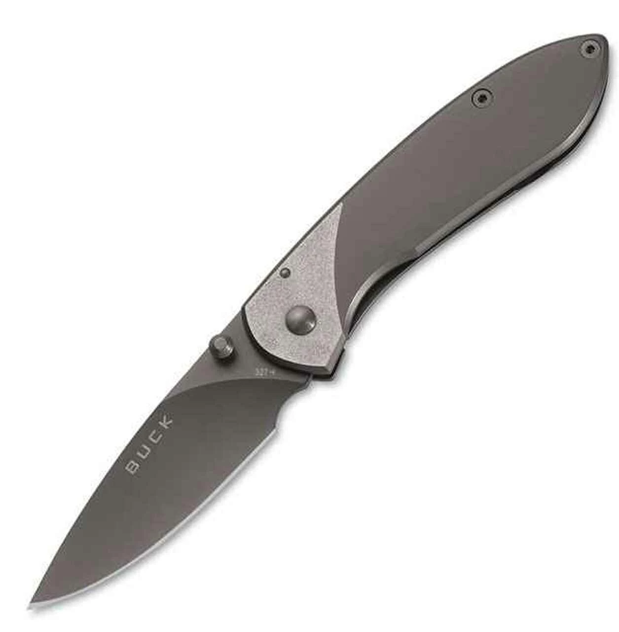 Buck Knives Buck 327TTS Nobleman, 2.6" 440A Plain Blade, Titanium Coated 1 Buck Knives Buck 327TTS Nobleman, 2.6" 440A Plain Blade, Titanium Coated