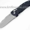 Hogue Elishewitz Folder, Aluminum Frame 4" Drop Point Blade Tumble Finish - Matte Black