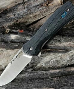 Buck Knives 347BKS1 Vantage Pro Large, 3.25" S30V Plain Blade, Black G-10