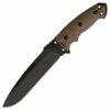 Hogue Large Fixed Blade, Drop Point Blade, G-10 Scales, G-Mascus Tan