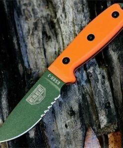 ESEE Knives ESEE 3S-OD Combo Edge, Orange G-10 Handle, Black Sheath, No Box