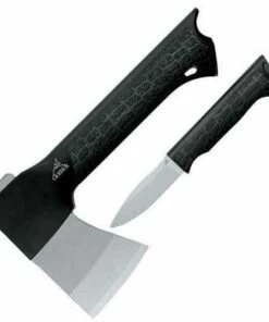 Gerber Combo Axe, 8 3/4" Overall, Forged Steel Axe Head w/Fixed Blade Knife