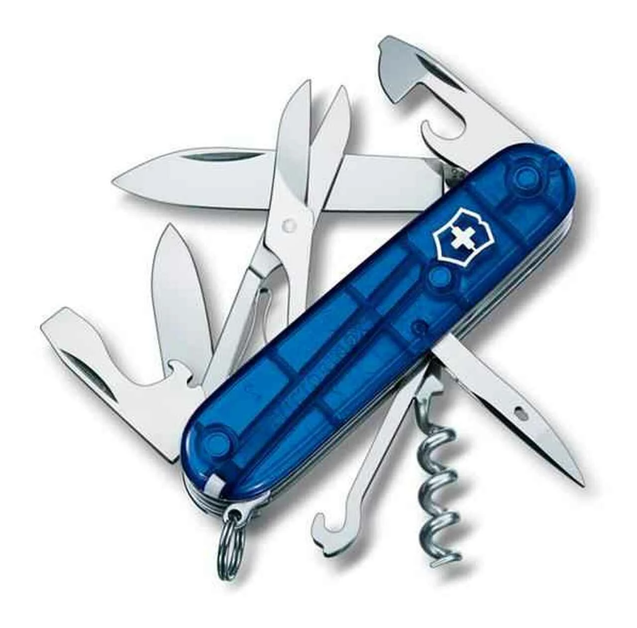 Victorinox Swiss Army Climber Pocket Knife, Sapphire 1 Victorinox Swiss Army Climber Pocket Knife, Sapphire