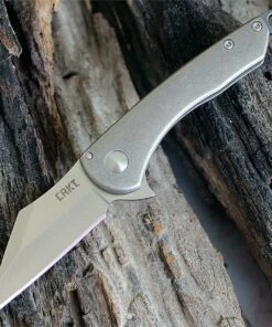 CRKT 6120 Jettison, 2 in. Stonewash Blade, Frame Lock Flipper